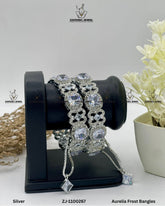 Aurelia Frost Bangles | ZAROSH JEWEL Silver
